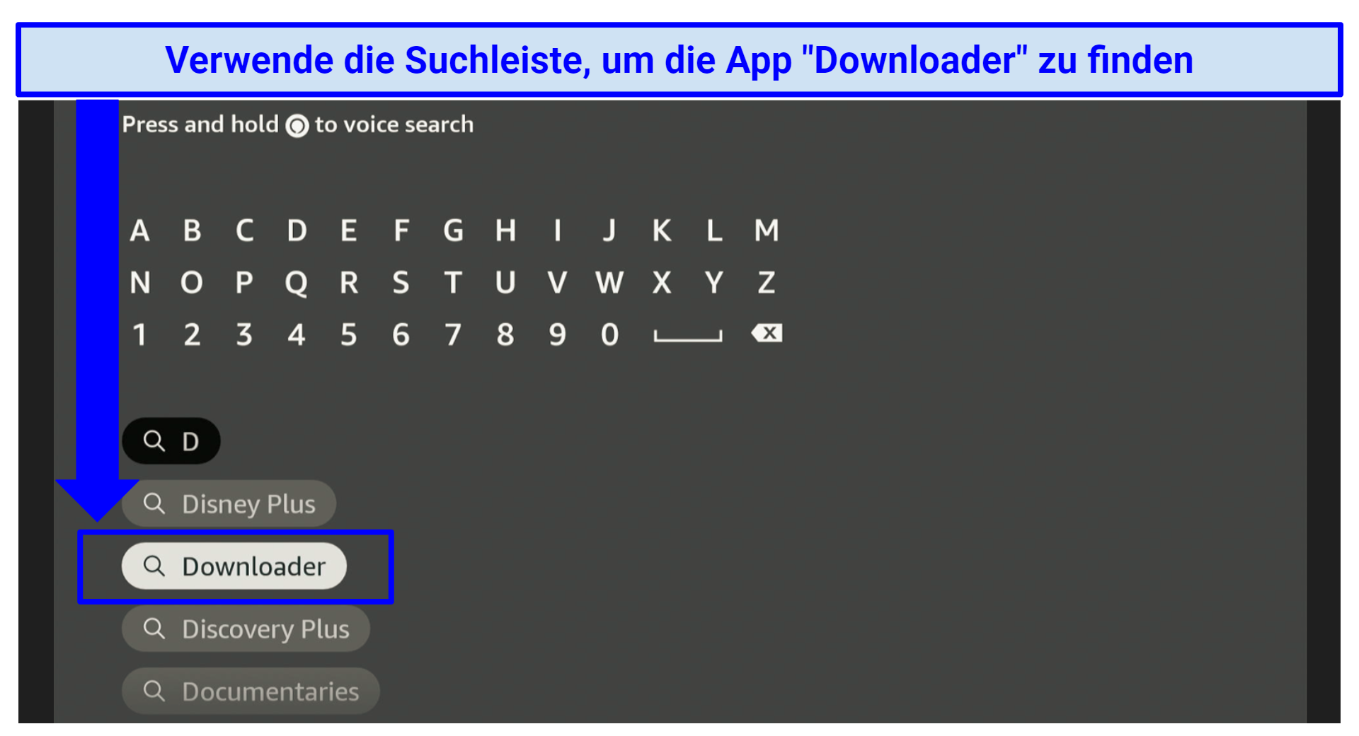 A screenshot showing the Downloader app is available on Amazon Appstore