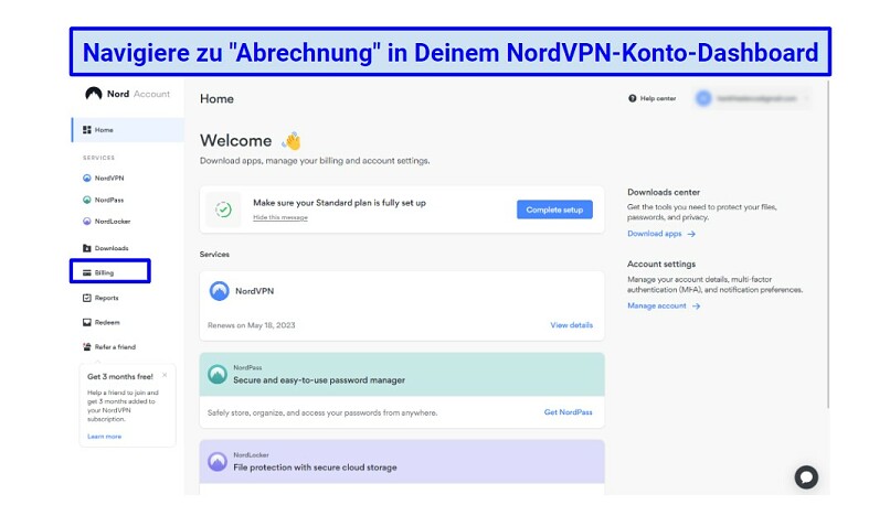 nordvpn-free-trial-login-account-dashboard