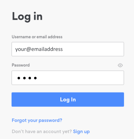 NordVPN log in