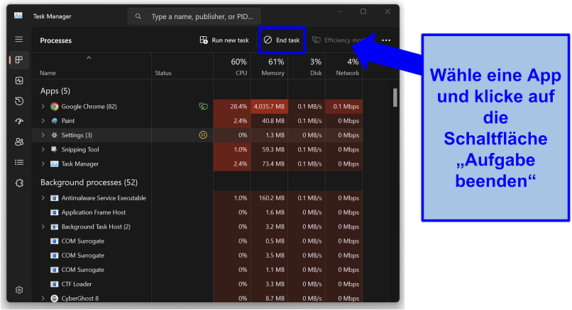 Screenshot of the Windows Task Manager